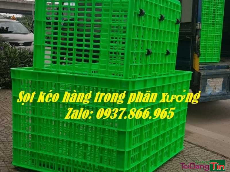 Sóng nhựa hở  có bánh xe, sọt  26 bánh xe, giá sọt nhựa dài hơn 1m, sọt có bánh xe - Dịch vụ, Xây dựng, sửa chữa, Cung cấp, TP Hà Nội - Ảnh 1