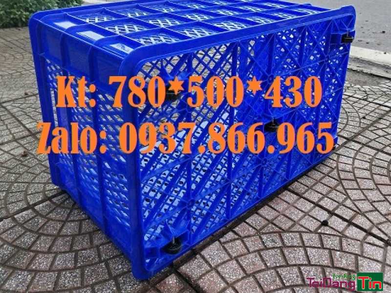 Sọt kéo hàng xưởng may, sọt rỗng có bánh xe dưới đáy, sọt nhựa 5 bánh xe , sọt công nghiệp - Dịch vụ, Dịch vụ khác, Cung cấp, TP Hà Nội - Ảnh 1