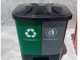 cung cấp thùng rác 2 ngăn dùng phân loại rác tại nguồn