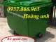 Thùng rác 660l,thùng rác bánh hơi, thùng rác 660l bánh đúc, thùng rác tại hà nội