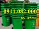 Thùng rác phân loại giá rẻ- thùng rác 120l 240l giá rẻ tại cần thơ- lh 0911082000