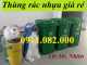 Giá sỉ thùng rác 120l 240l 660l- chuyên thùng rác giá rẻ an giang- lh 0911082000