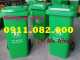 Thùng rác nhựa, thùng thu gom rác giá rẻ- thùng rác công cộng 120l, 240l, 660- lh 0911082000